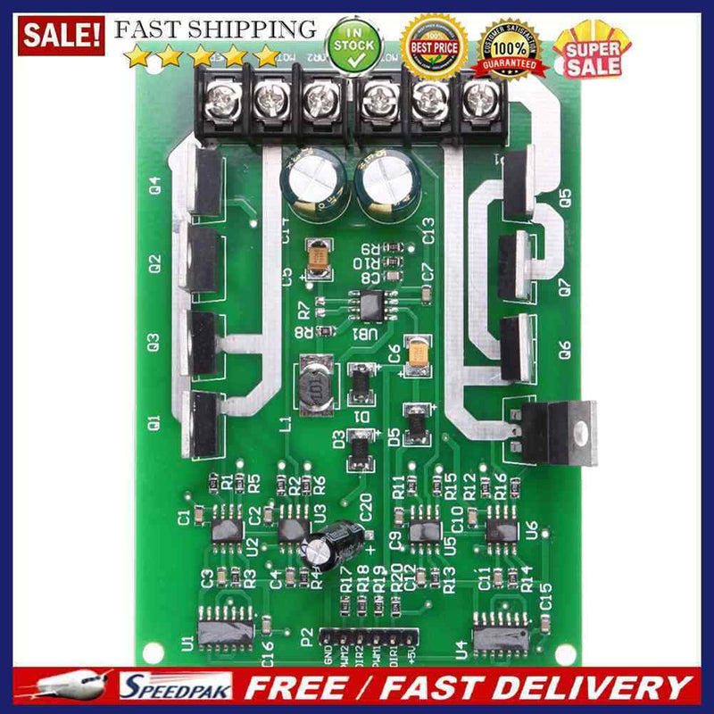 Dual Motor Driver Module Board H-bridge DC MOSFET IRF3205 3-36V 15A Peak30A