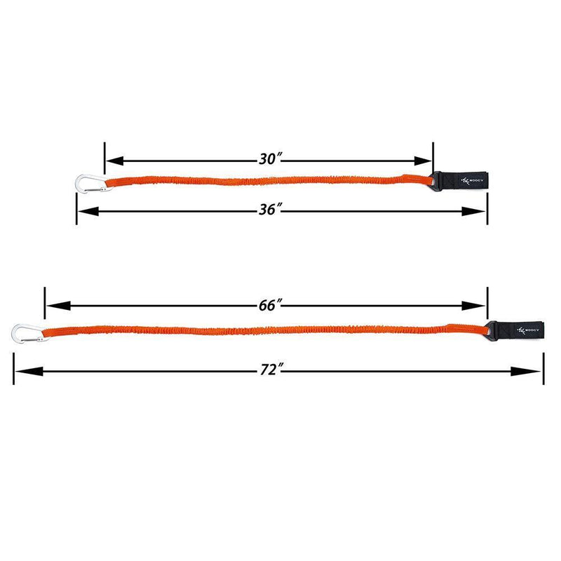 Elastic Kayak Canoe Paddle Leash Safety Boat Fishing Rod Coiled Lanyard Tie