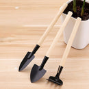 3pcs Gardening Hand Tools Set Plant Flower Bonsai Mini Transplant Digging Suits