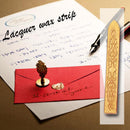 Retro Lacquer Strip Wax Customs Document Wedding Envelope Seal Supply (I)
