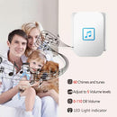 Home Wireless Doorbell US EU UK Plug Receiver 300M Remote Smart Calling Bell`