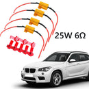 2x LED Car Light Resistance 25W 6ohm Load Resistors Automobile Turn Signal
