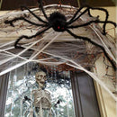 Lifelike Horrible Halloween Giant Spider Home Courtyard Tricky Scary Ornament