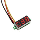 0.28in Mini DC 0-100V 3-Wire Digital Voltmeter LED Display Digital Panel Meter