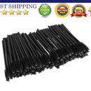 100Pcs One-Off Disposable Eyelash Brush Mini Mascara Wand Applicator Makeup