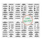 132Pcs/6 Sheets Kitchen Pantry Labels Transparent Waterproof HOT I4V9