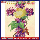 5D Diamond Painting Flower Cross Partial Special Shape Drill DIY Home Decor
