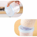 Box Double Layer Vegetables Sealed Keeper Fresh Storage Box With Drain Basket