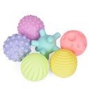 1set Textured Multi Infant Hand Ball Tactile Senses Training Massage Soft Ball