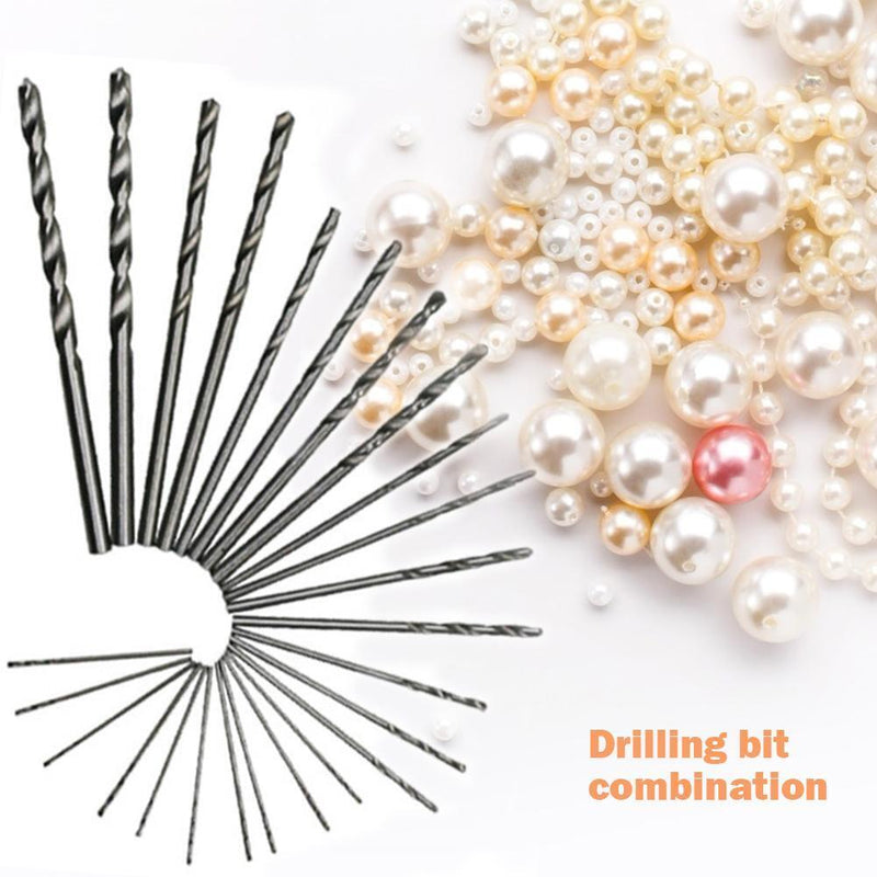 25pcs Straight Shank High Speed Steel Twist Drill Bits Woodworking Reamer Newly