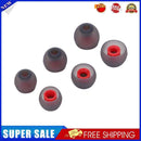 120pcs In Ear Earphone Silicone Earbuds Replace for KZ Headset (Gray+Red)