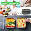 USB Thermal Insulation Lunch Food Box Warmer Heating Container Bag Storage N2D1