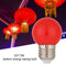 E27 0.5W SMD 2835 LED Bulb Garden Saving Energy Lantern Red Light (A Small)