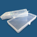 Transparent Plastic Storage Box Square Jewelry Parts Multi Functional Case Newly