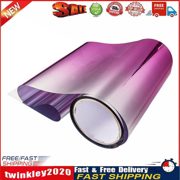 D-1003 Top Front Windshield Foil Car Heat Insulation Film Sun Shade (Pink) Newly