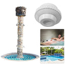 Adjustable Inlet Outlet Massage Nozzle Bathtub Pipe Connector Pool Accessor