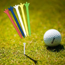 50X Golf Tees Professional Zero Friction 5 Prong 70mm Golf Plastic I0D9
