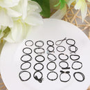 24pcs/set Korean Hair Tie Elastic Headband Lady Hair Rubber Rope Ponytail Holder