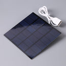 Outdoor Travel USB Polysilicon DIY Solar Panel for Light Mobile Phone Batte