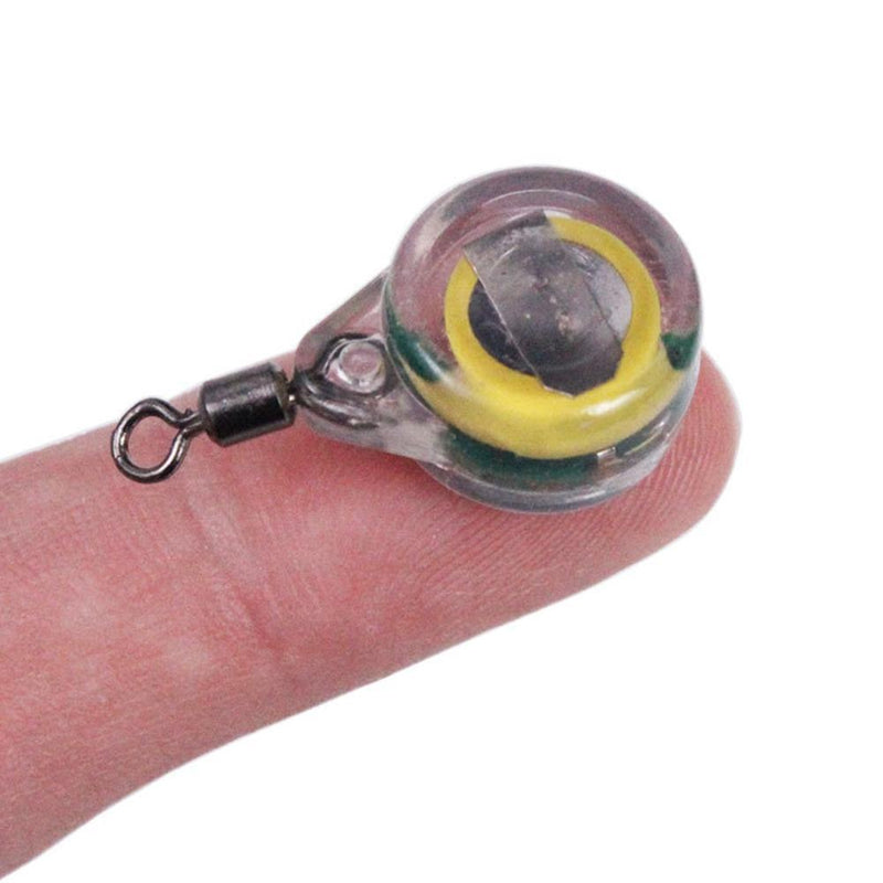 Mini Fishing Lure Light 3-color LED Underwater Fishing Bait Luminous Lures