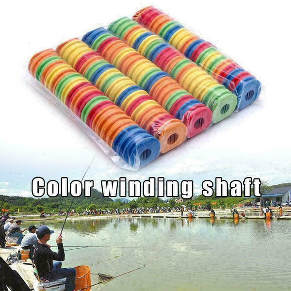 100pc/Set Foam Winding Board Fishing Line Spools Tool S3G6 Tackle R9B2