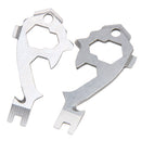 20 In 1 EDC Outdoor Survival Kit Wrench Opener Screwdriver Keychain Hanging