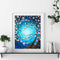 Peach Flower Oil Paint By Numbers Hand Painted Frameless Painting Home Ornament