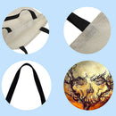 Halloween Printed Casual Large Capacity 40x40c Shopping Bag