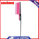 Pointed Tail Comb Prevent Hair Loss Hair Brush Salon Styling Comb (Rose Red