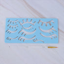 Cutting Die Unicorn Eyelashes Mold Scrapbook Stamp Chocolate Baking Accessories