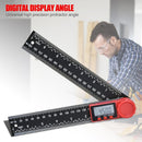 200mm Digital Protractor Ruler Inclinometer Goniometer Measuring Tool (A) Newly