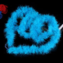 2M Christmas Tree Blue Feather Boa Strip Xmas Ribbon Wedding Garland Decor,`