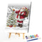 DIY Canvas Paint By Numbers Set Oil Hand Painted Santa Claus Drawing Kit Craft