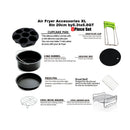 Air Fryer Accessories Set for Airfryer 3.2-5.8QT Basket Grill Home Baking Too