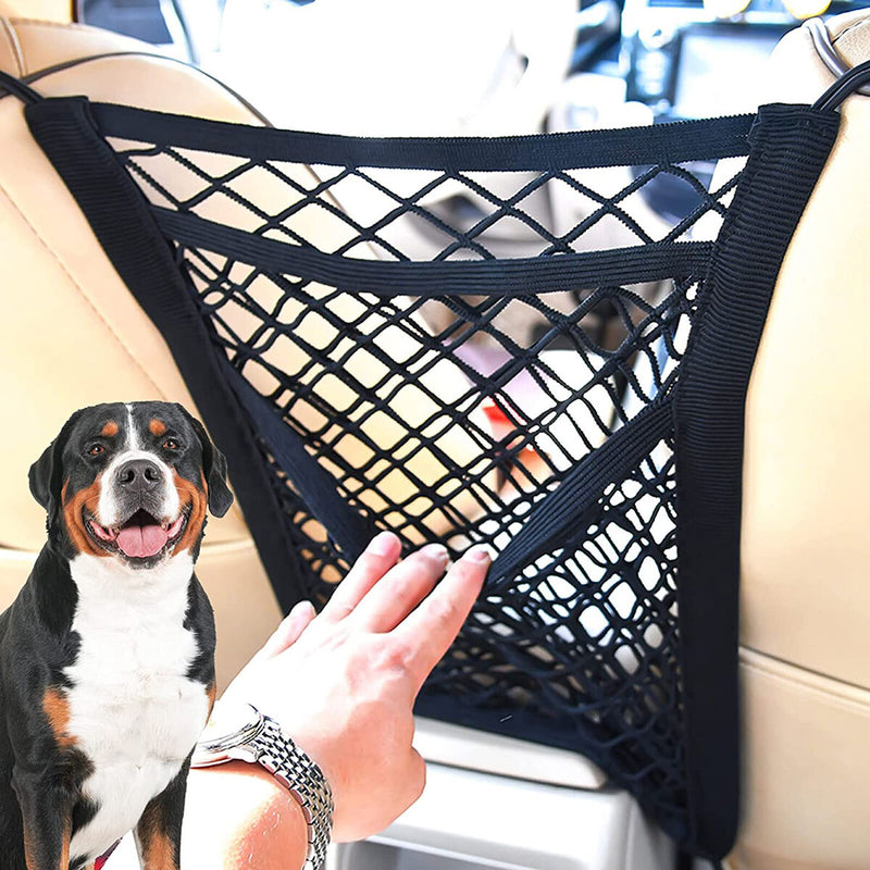 Car Organiser Net Stretchable Universal Three-Layer Storage Net Flexible Laye