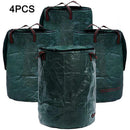 4 X Heavy Duty Garden Waste Bag Waterproof Refuse Sack Bin For Leaves Grass Z2O1