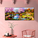 Bridge Water Oil Paint By Numbers Kits Canvas Picture Wall Art DIY Craft