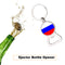Russian National Flag Bottle Opener Gem Keychain Multifunctional Car Key Ring