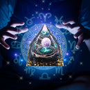 Orgonite Pyramid Healing Crystals Reiki Chakra Meditation Stones (Aries) Newly