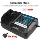40W For Makita Battery BL1015 BL1016 BL1021B BL1041B DC10WD Battery Charger