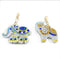 2pcs Rhinestone DIY Full Special Shaped Diamond Painting Keychain Mosaic Kit