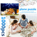 1000pcs Lion Cat Paper Puzzles Toys Kids Adults Educational Jigsaw Picture