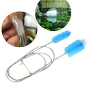 Aquarium Tube Cleaning Brush Double Ended Filter Hose Pipe Cleaner (Blue) Newly