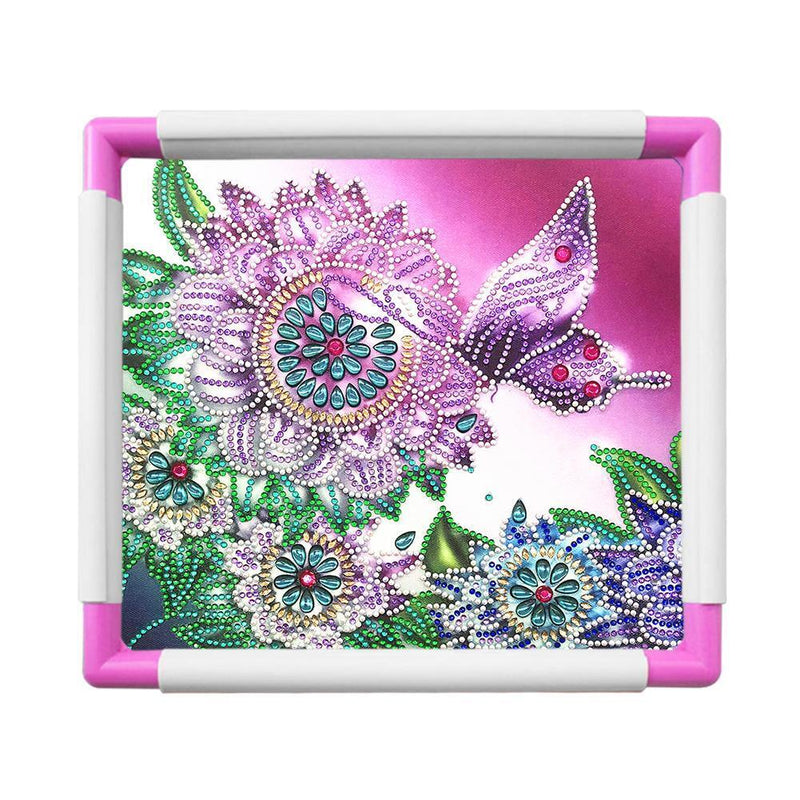 Embroidery Frame Hoop Square Shape DIY Cross Stitch Craft Needlework Sewing Tool