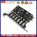 7 Ports USB 3.0 PCI-E Expansion Card High Speed HUB Adapter PCI Express Extender