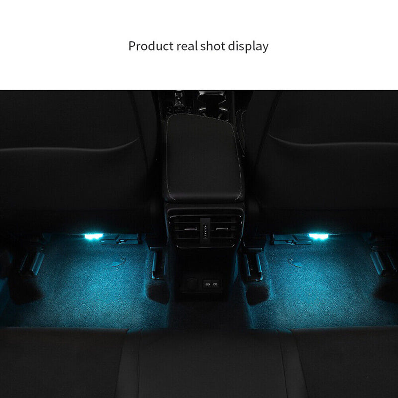 Romantic LED Car Interior Night Reading Lights Touch Control Atmosphere Lamp