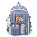 4pcs Children School Backpack Sets Women Bookbag School Bags for Teens Girls