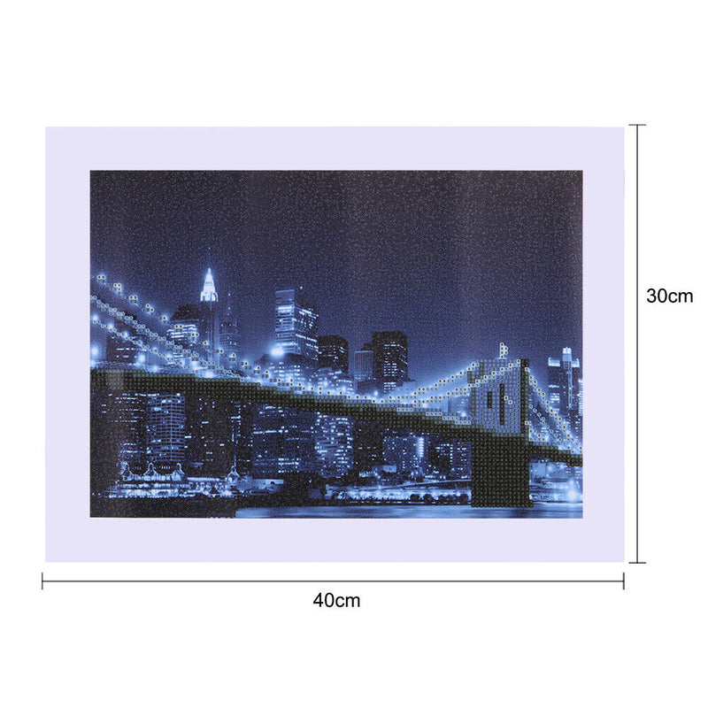 City Night Scenes 5D Diamond DIY Painting Craft Kit Home Decor Newly