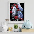 5D DIY Diamond Painting Kits Full Square Drill Rose Owl Mosaic Wall Picture