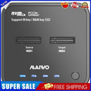 MAIWO K3016P Type C Hard Drive Docking M.2 SSD NVME Dual Bay Station (EU)
